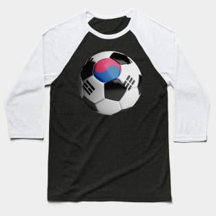 South Korean Soccer Ball Baseball T-Shirt